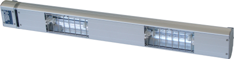 roband quarz waermebruecke, standardmodell mit ein-/ausschalter, steckerfertig, motageklammern, geschuetzte quarzmodule, einfacher austausch, grosskuechentechnik, hq900e-f, formschoenes gehaeuse