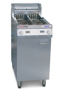 Roband - Professionelle Standfritteuse - Serie AF - Doppelbecken - 2 Körbe