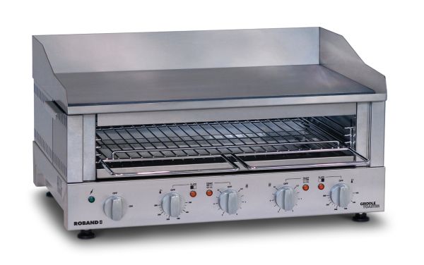 Roband - Professioneller Griddle Toaster - Serie GT7 - Grillplatte und Salamander