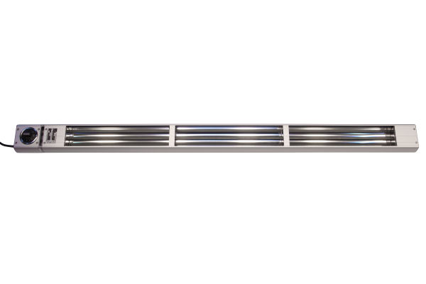 roband infrarot waermebruecke aus eloxierten aluminiumprofilen mit steuereinheit, steckerfertig, regelbare waermeabstrahlung, nachrüstbar, warmhalten der fertig angerichteten speisen, langlebige konstruktion, unauffälliges design