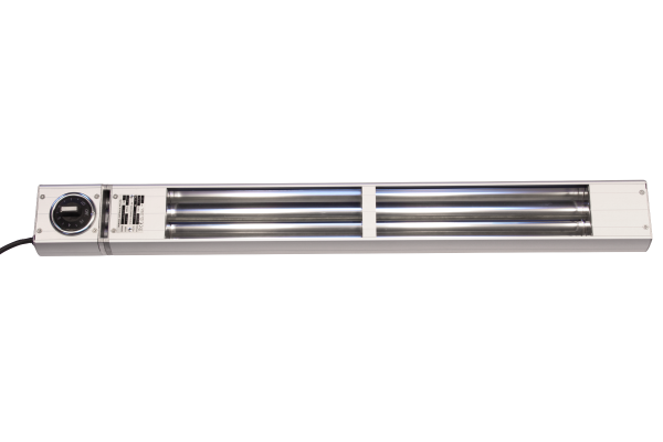 waermestrahler, buffet, he900, roband, heizelement, infrarot, aluminiumgehaeuse, energieregler, 900 mm, 900 watt, steckfertig, ein-/ausschalter